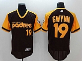 San Diego Padres #19 Tony Gwynn Brown Mitchell And Ness 2016 Flexbase Collection Stitched Baseball Jersey,baseball caps,new era cap wholesale,wholesale hats